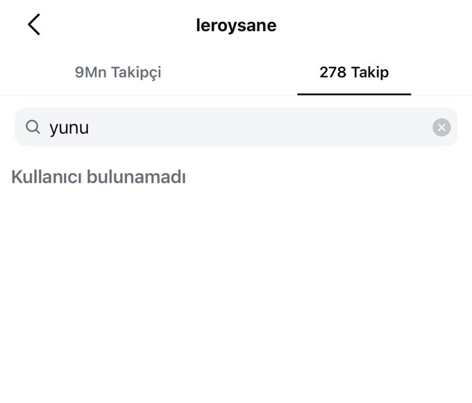 yagofener's tweet photo. Maçın ardından yumruklaşa kavga ettikleri ortaya çıkan Leroy Sane ve Yunus Akgün birbirlerini takipten çıktı. https://t.co/4YQJq3O2CE