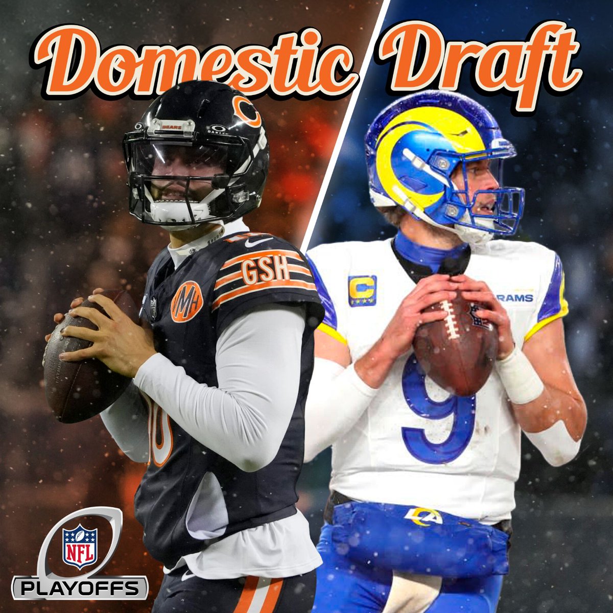 DomesticDraft's tweet image. 🚨NEW PODCAST🚨

This week we recap the historic comeback Wild Card victory over the hated Packers—what sparked the turnaround, the biggest moments, and why this win belongs in Bears playoff lore.

Then it’s on to the Divisional Round. We turn the page and preview the Bears’…