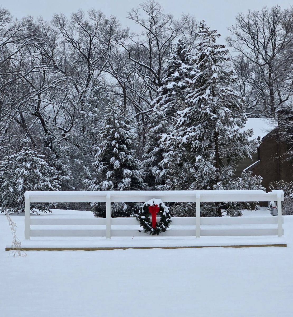 kerrihockeyfan's tweet image. 6 inches of snow this morning in the #LehighValley
