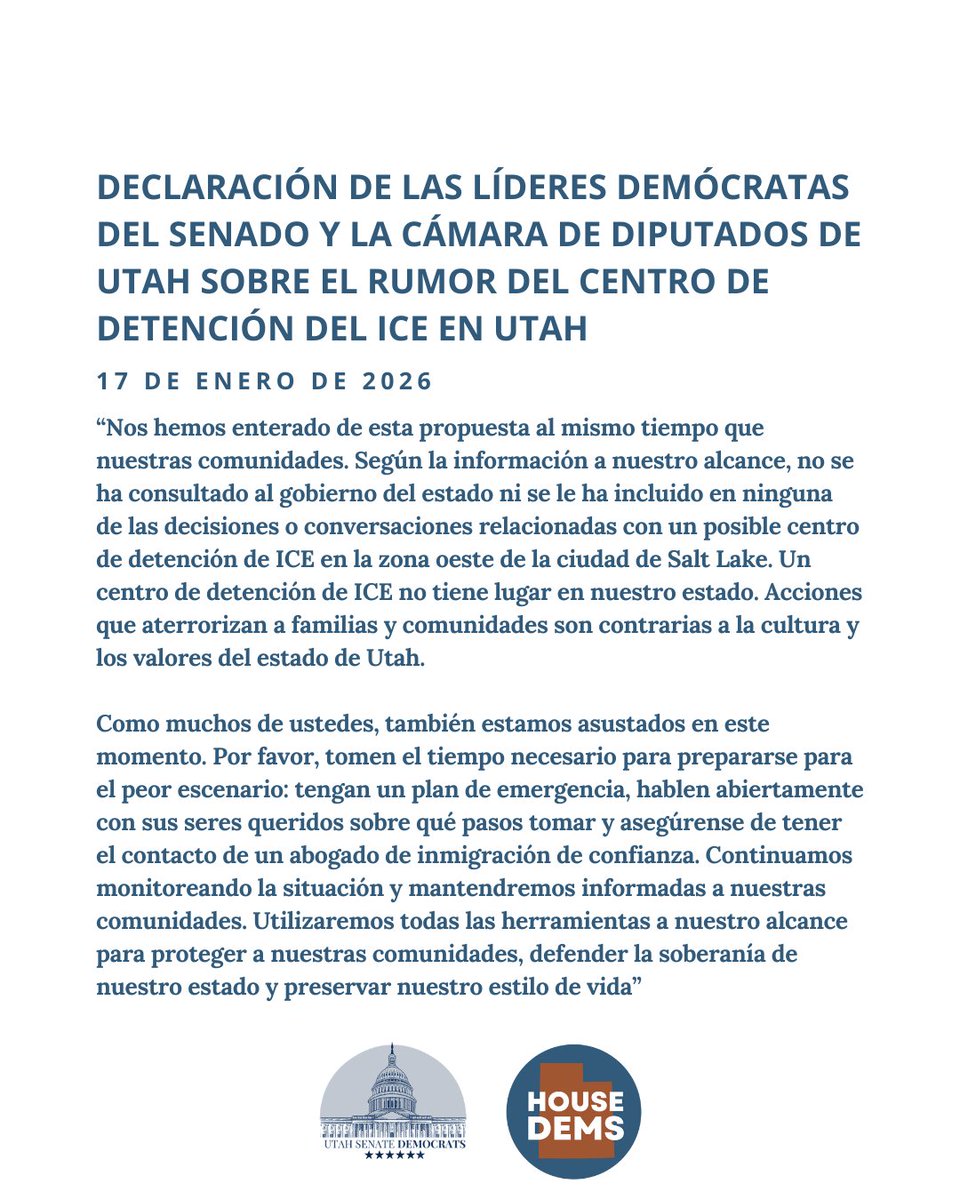 Utah Senate Democrats tweet media