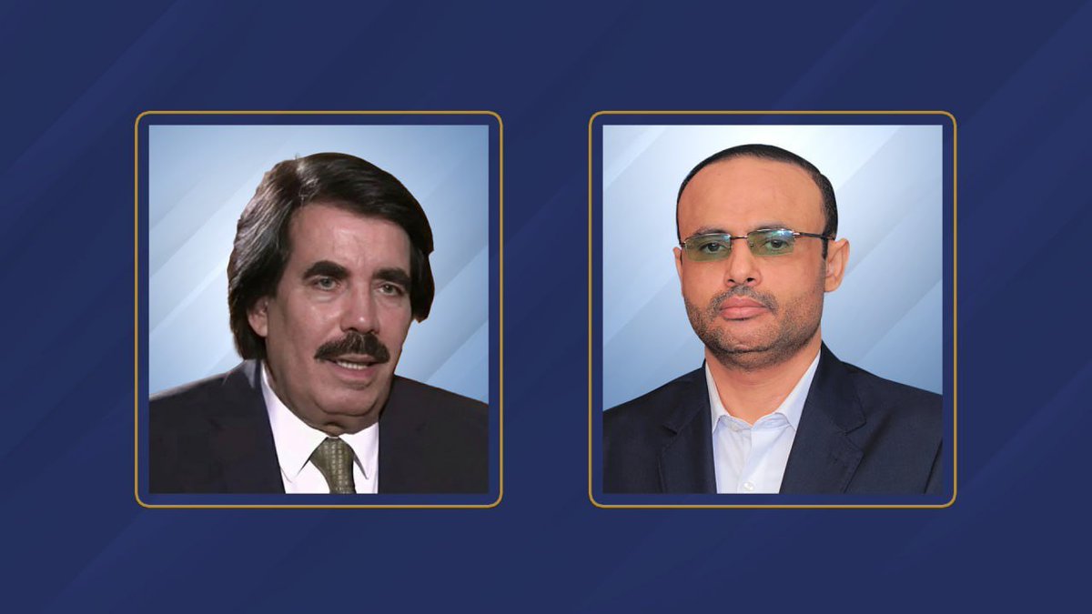 الرئيس المشاط يعزي في وفاة الرئيس علي سالم البيض

السبت 28 رجب1447هـ صنعاء - سبأ :

بعث فخامة المشير الركن مهدي المشاط رئيس المجلس السياسي الأعلى برقية عزاء ومواساة في وفاة الرئيس علي سالم البيض نائب رئيس الجمهورية اليمنية الأسبق عن عمر ناهز 90 عاما

#مكتب_رئاسة_الجمهورية_اليمنية