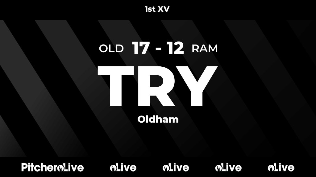 60': Try for Oldham
#OLDRAM #Pitchero
pitchero.com/clubs/ramseyio…