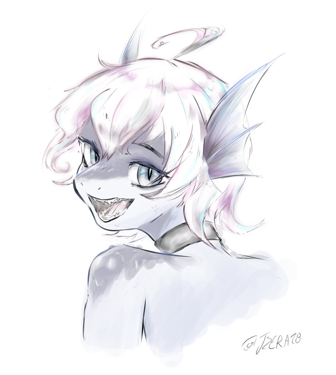 JZERA28's tweet photo. It doesn't bite... (well, maybe a little)
#OC #DigitalArt #Sketch https://t.co/xuCggxj0zM