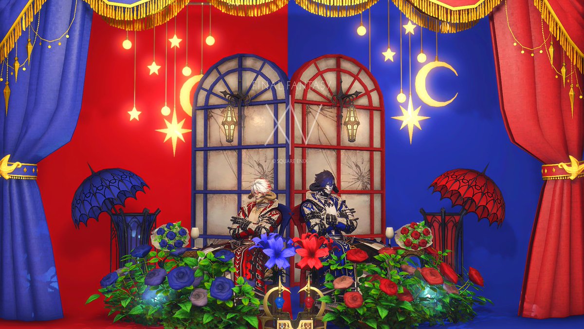 Kurona_FF14's tweet photo. \❤💙/
#studioRyune https://t.co/L8Ev8B1WVA