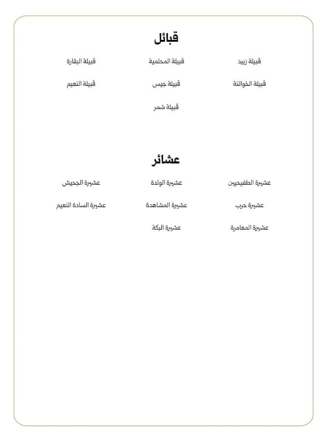 بيان صادر عن القبائل والعشائر في محافظة #الحسكة