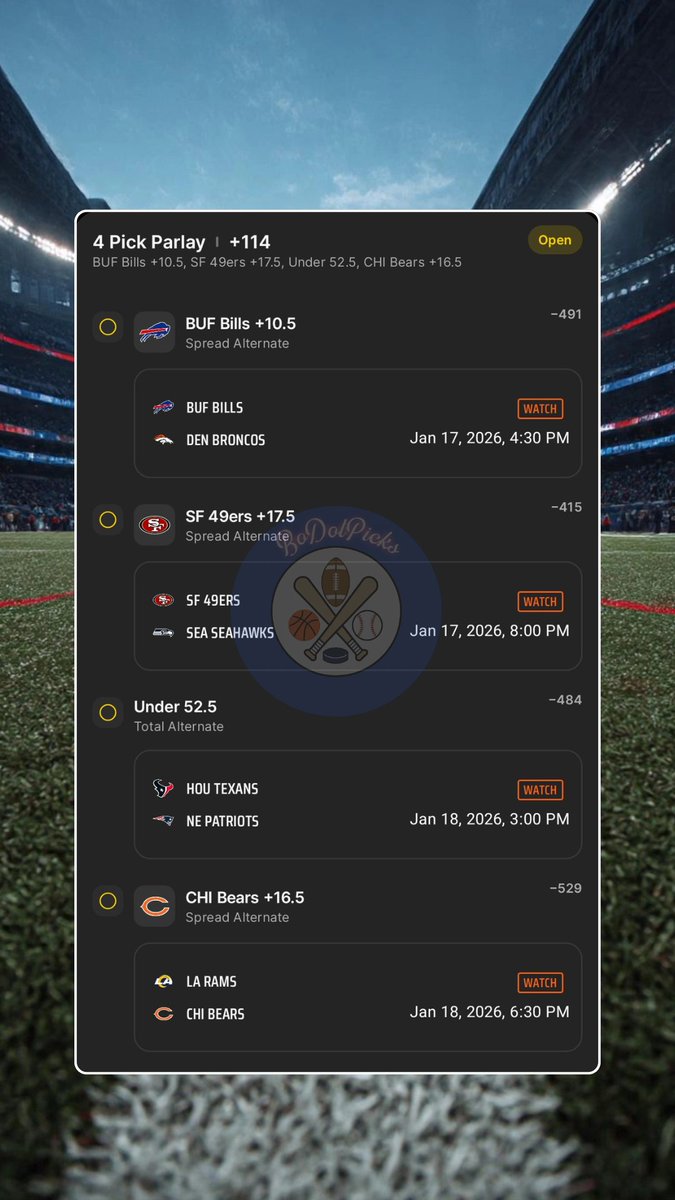 BoDotPicks's tweet photo. We've been taking a beating on our #NBA and #NHL picks lately but look to get our coin back in the #NFL today #letsride https://t.co/vdHbGFraYD