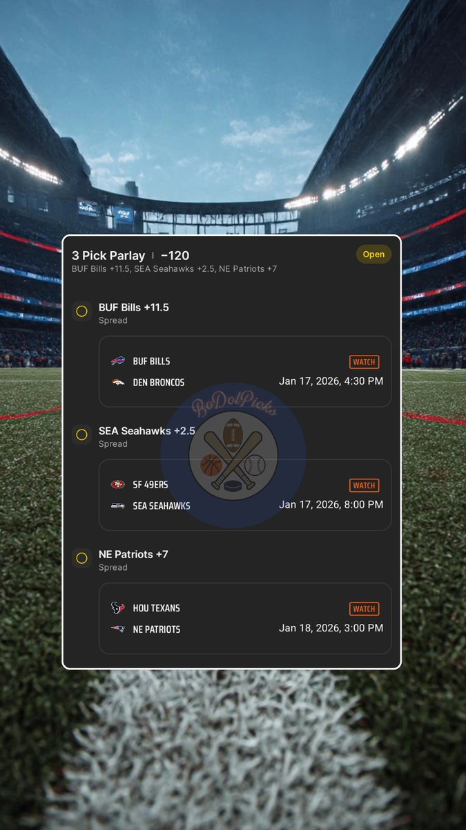 BoDotPicks's tweet photo. We've been taking a beating on our #NBA and #NHL picks lately but look to get our coin back in the #NFL today #letsride https://t.co/vdHbGFraYD