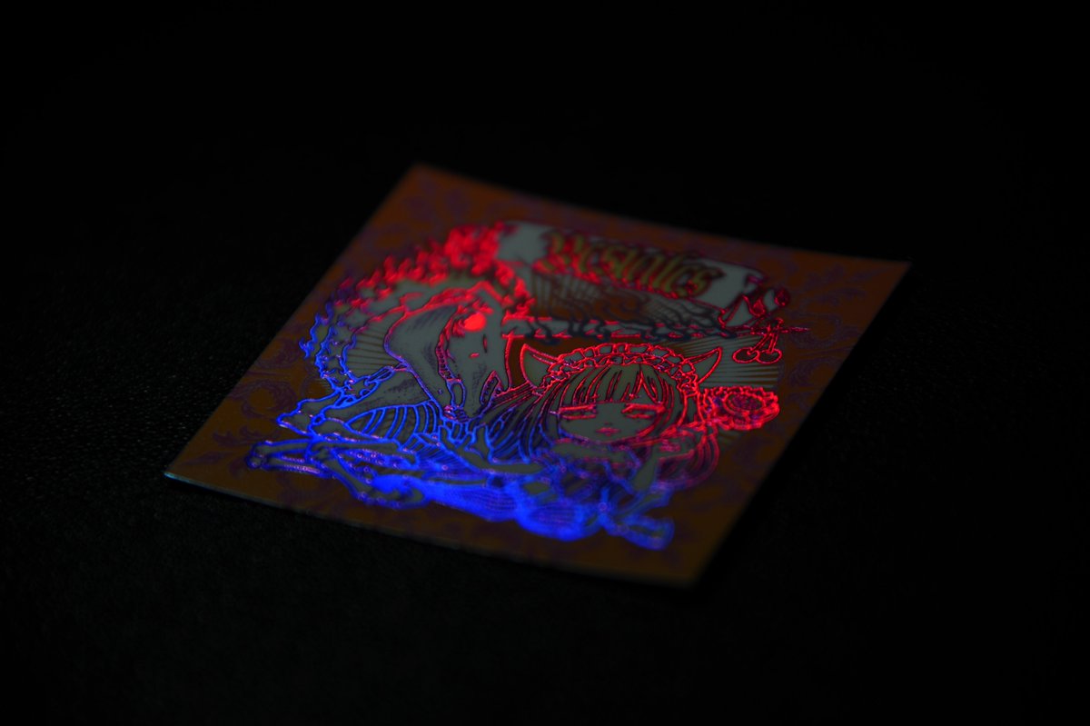 vertalesシールは1月23日18:00より販売開始予定です。
特殊用紙に箔押し版と角プリ版2枚セットで1500円
milchn.base.shop/items/132246260
こちらのポストをリポストして頂いた方の中から上記の2枚セットを抽選で5名様にプレゼントします。
締め切りは22日23:59まで。