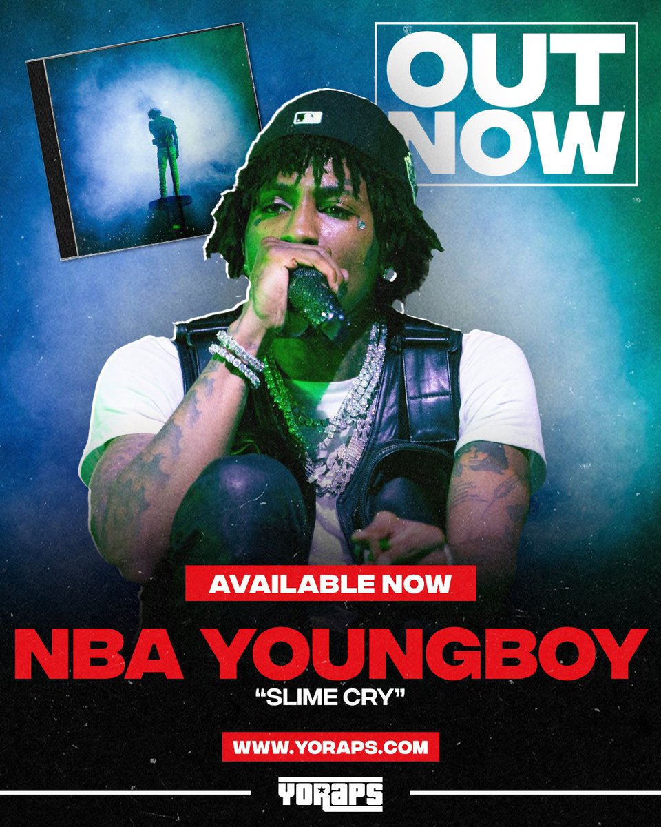 YoRapsMagazine's tweet image. 🔥 #NEWS: #NBAYoungBoy Drops New Album “Slime Cry”

➡️ READ MORE: yoraps.com/nba-youngboy-d…

What are your first impressions ⁉️
---
✅ Yo! Raps: yoraps.com
🚀 Yo! PR: yo-pr.com