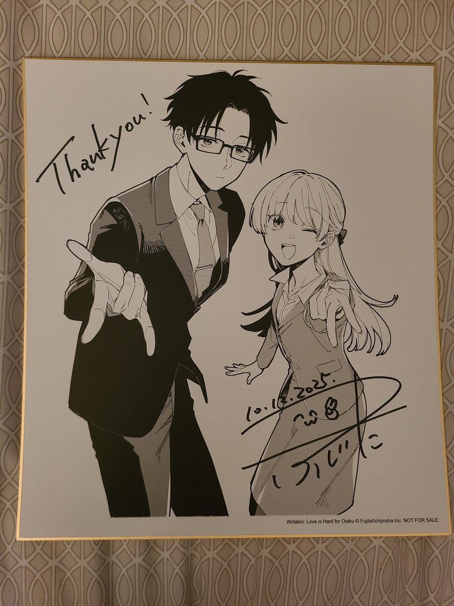 LucarioLily's tweet image. Thank you @fjthr @KodanshaManga for the signed manga! And the shikishi board! I wasn't expecting that but I love both of them so much!! I'll keep them safe and treasure them! 😊