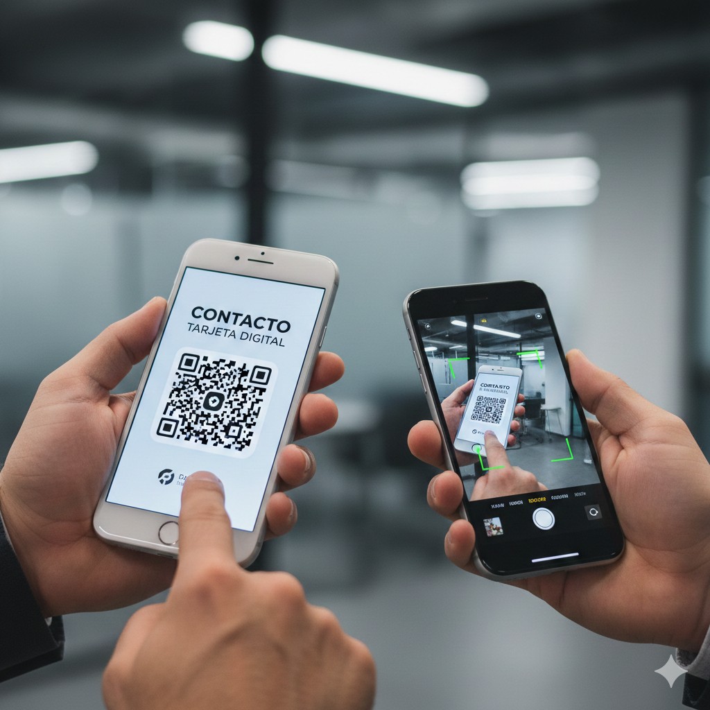 Restomovil_'s tweet photo. Las tarjetas de papel se pierden. Dictar tus datos toma tiempo. Por eso creamos la tarjeta digital QR: tocas un ��cono, muestras el código, y tu contacto completo se guarda en la agenda de la otra persona. ... https://t.co/DBR0zF3wlu #TarjetaDigital #QRContacto #ContactoProfesiona https://t.co/RjjeEKsDwf
