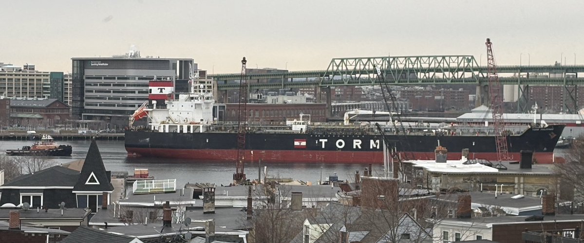 EricWiberg's tweet image. TORM PHILIPPINES tanker arrives from NY to discharge in Boston.