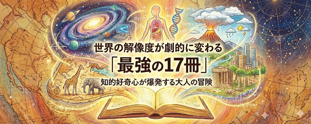 保存版】世界の解像度が劇的に変わる「最強の17冊」リスト ～とある名