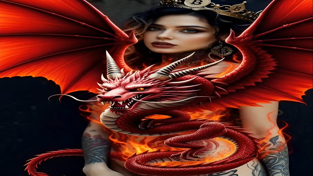 GoldNFT_Legend's tweet photo. Dragon Empress of Bitcoin Arany Uralkodó 👑🐉
She doesn't ask. She claims.
Rainbow scales. Crimson fire. Golden Bitcoin Crown.
Szerezd meg, mielőtt ő szerzi meg a szívedet! 🔥 https://t.co/68kpcjYjtj
#Bitcoin #NFTQueen #DragonLegend https://t.co/5I29LkBGy9