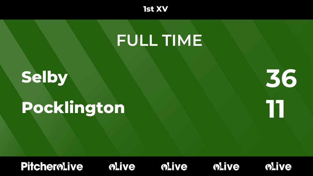 FULL TIME: Selby 36 - 11 Pocklington
#SELPOC #Pitchero
selbyrufc.club/teams/2267/mat…
