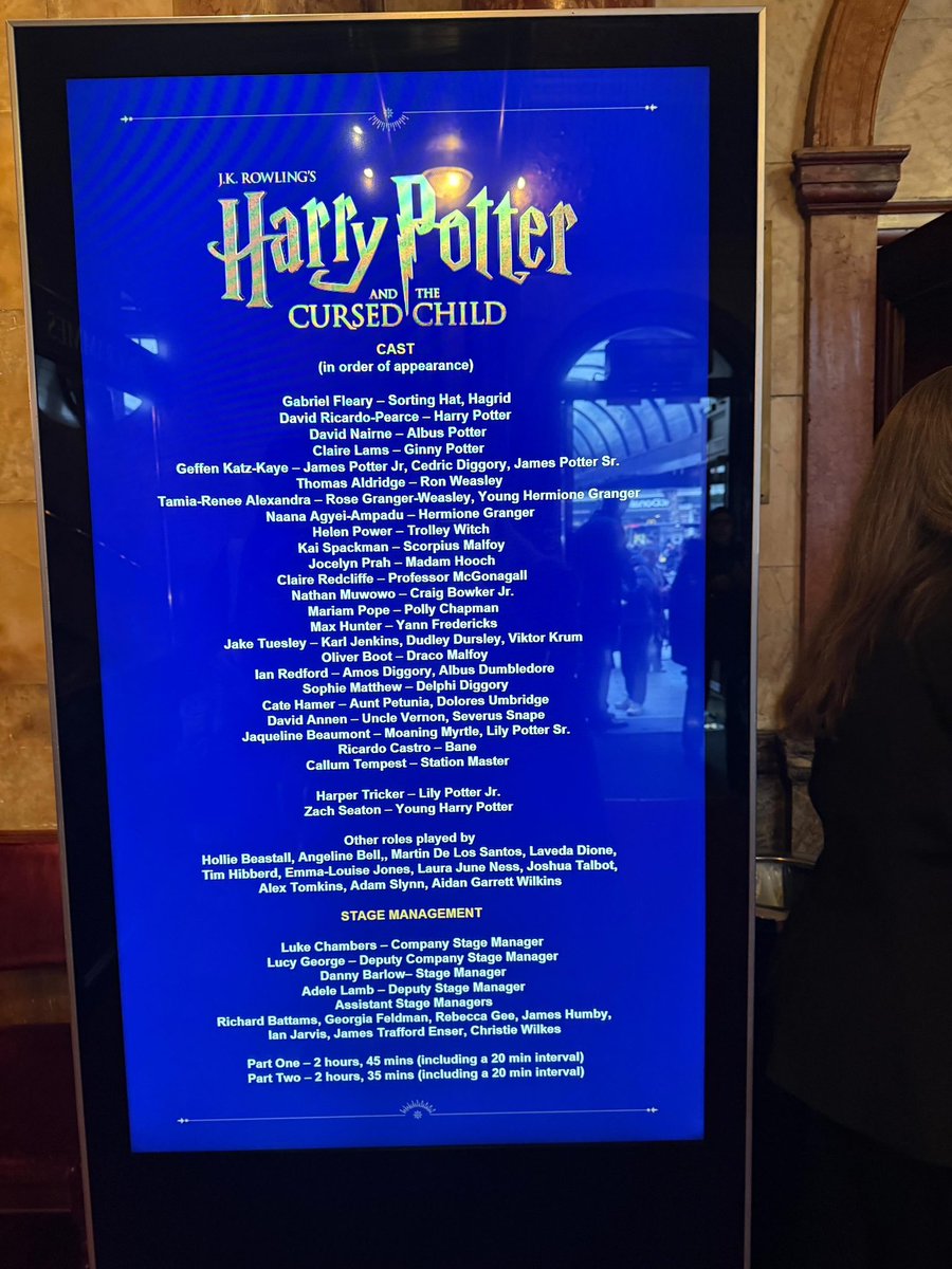 Cursed Child London Fans tweet media