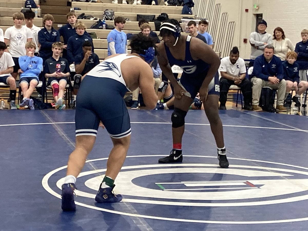 gilmanwrestling's tweet photo. Lawrence earns a 1st period pin to close out Charlotte Latin, 45-35, at the GilmanDuals https://t.co/ipfWRAKt11