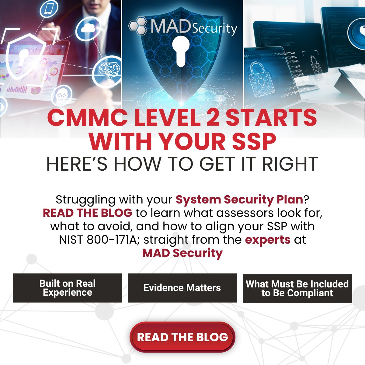 MADSecurityLLC's tweet photo. CMMC Level 2 on your radar?

🔗 https://t.co/LOEgR0rj0w

This is the playbook we use with real DoD contractors every day.

Whether you are just starting or tightening up; this is a MUST-READ!

#MADSecurity #CMMCLevel2 #CybersecurityStrategy #DefenseContractors #MustReadBlog https://t.co/yf4C4qFRpo
