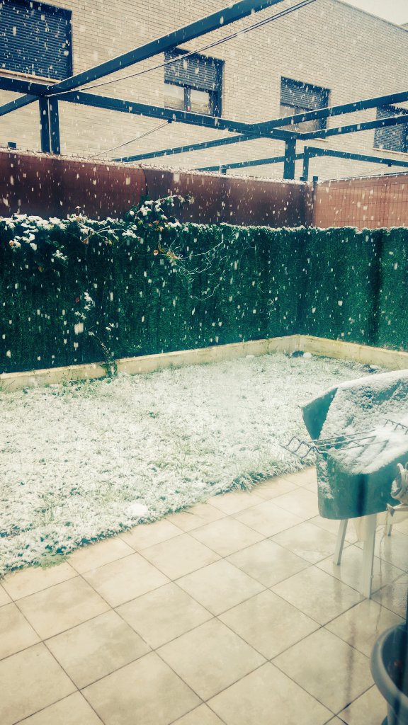 Nieva en Pucela....