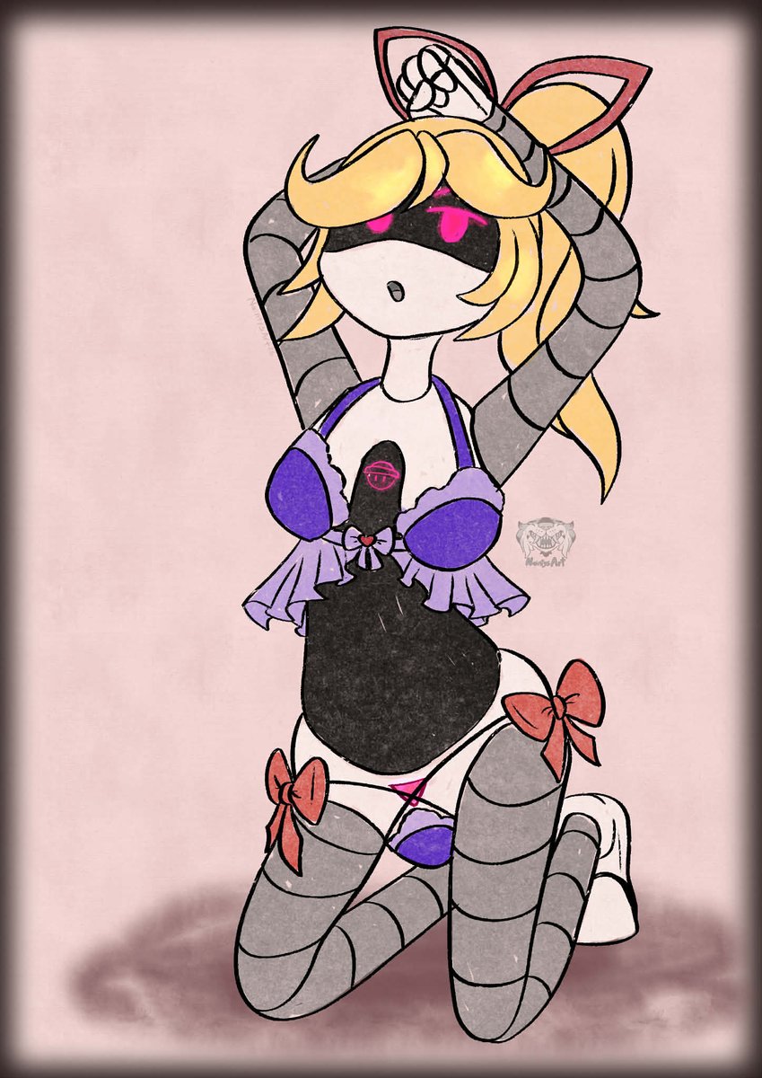 Yesterday night while drinking I made our lovely worker gurls, now going for the boys hehe

#murderdrones #murderdronesfanart #UziDoorman #Doll #Lizzy