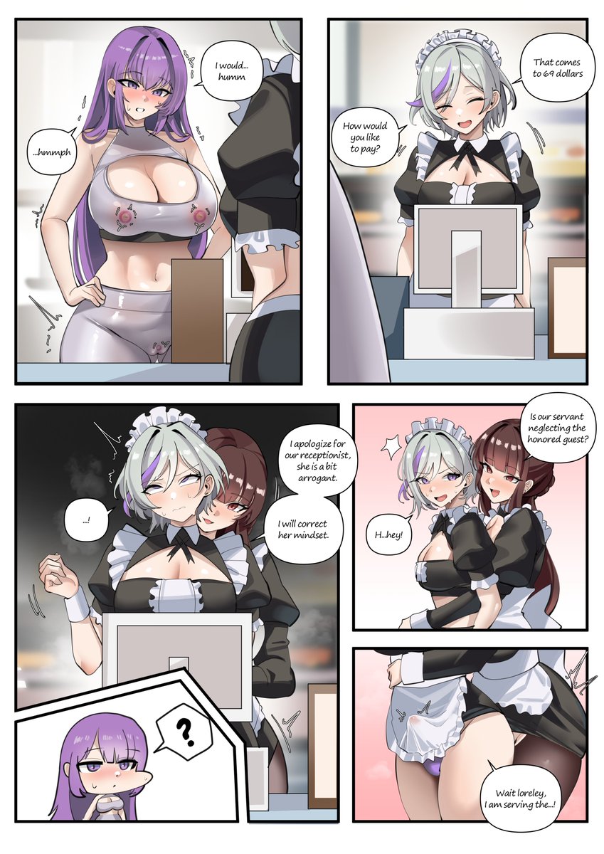 Contender x Loreley comic!
full version on my profile link!😈