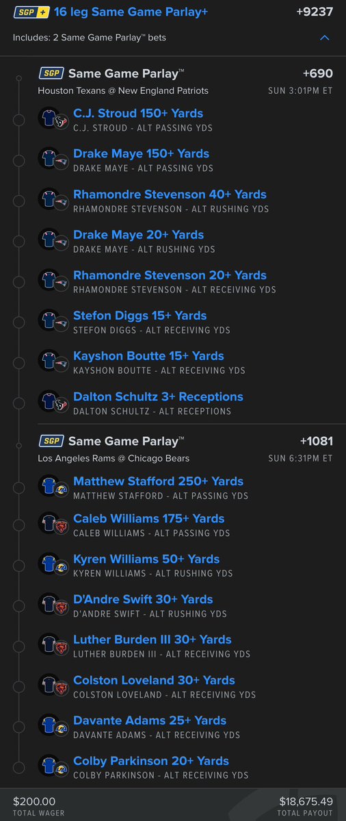 AllInAbe's tweet image. The $20,000 parlay that’s 5/L5 Games…