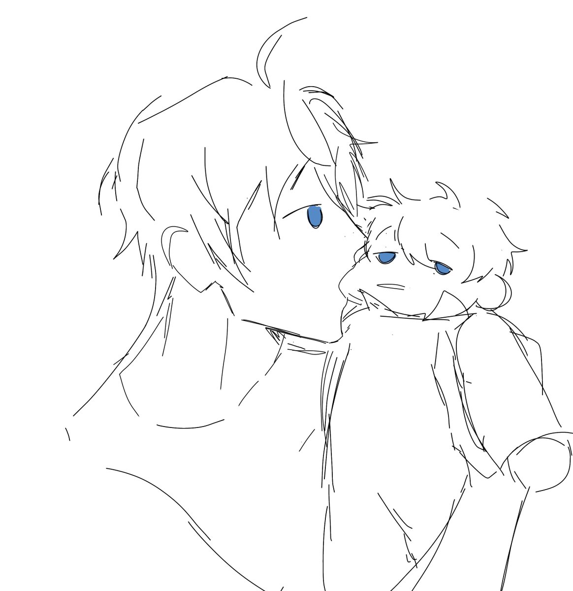 Mjlad7o3's tweet image. Baby Kiana with uncle Kevin

#KianaKaslana #KevinKaslana