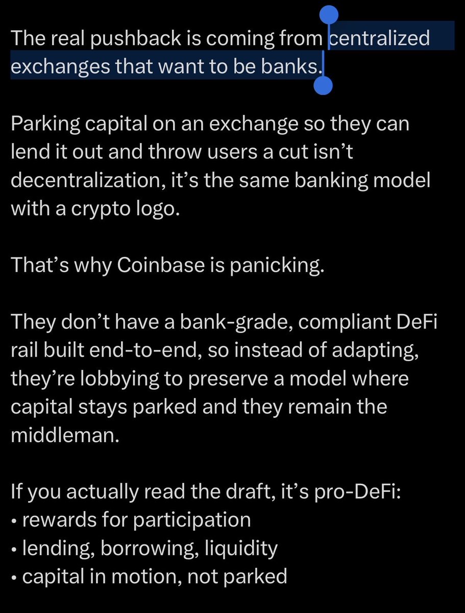 The real pushback is coming from centralized exchanges that want to be banks.”  where is that shocked pikachu face meme when you need one