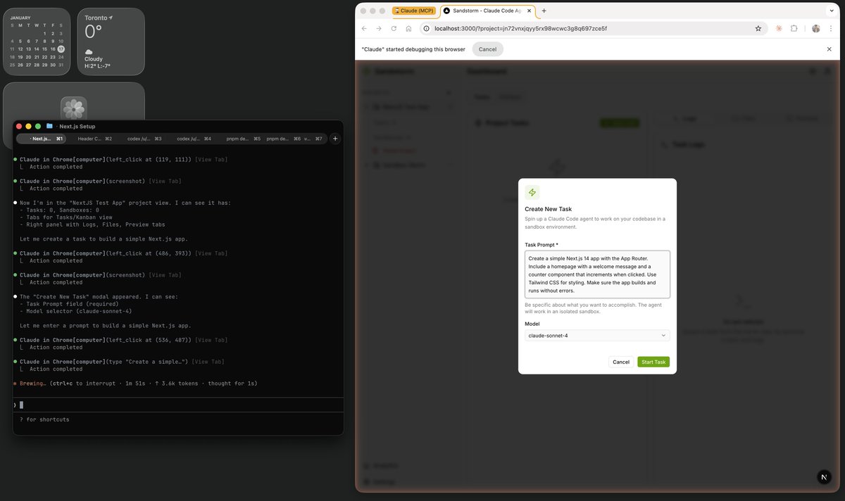 Browser testing in loop
