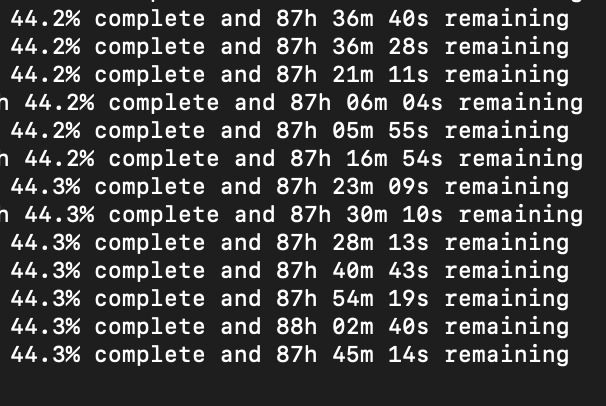 couple failures in, some lessons:
- bigint overflows
- root vs vol
- cache properly
- build(id)
- diskspace monitoring
- process hygiene