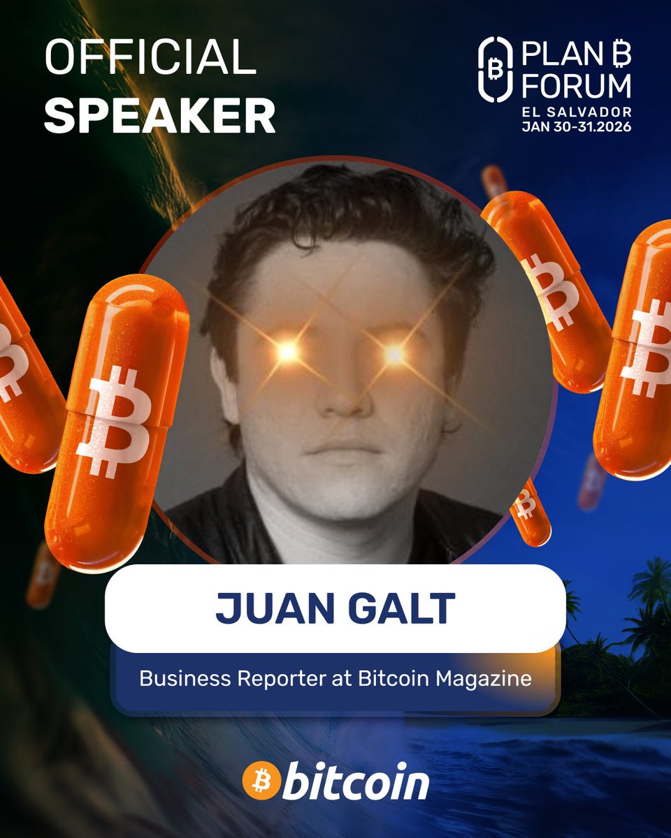 Stories shape how Bitcoin is understood. @JuanSGalt from Bitcoin Magazine  joins us at Plan ₿ Forum El Salvador to talk journalism and Bitcoin. Jan  30–31. #PlanBForum