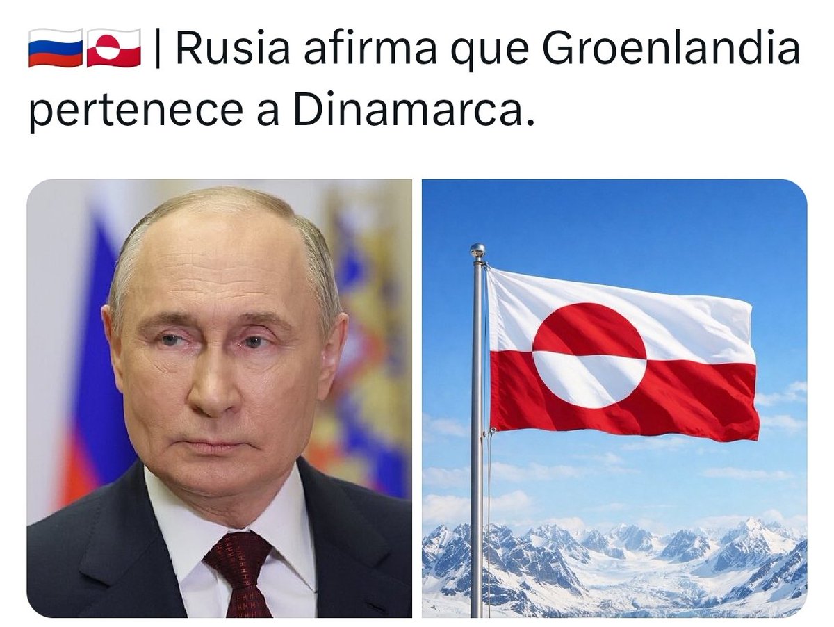 SantyRuize's tweet photo. Por décadas dijeron que EEUU protegería a Europa de una invasión de Rusia.

La realidad es que EEUU tiene bases militares a lo largo de Europa y ahora quiere invadir Groenlandia {Dinamarca}

Lo irónico es que Rusia sale a defender a #Groenlandia del invasor EEUU https://t.co/6RyZMoDbEI