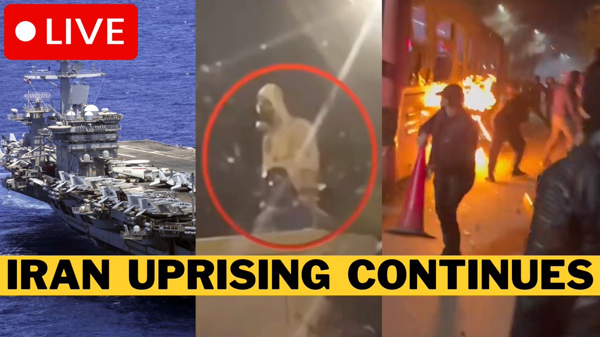 🚨 LIVE: IRGC Use Chemical Weapons On Iranians - U.S. Troops Get Closer To Middle East

WATCH: youtube.com/live/mlf7mtrvK…