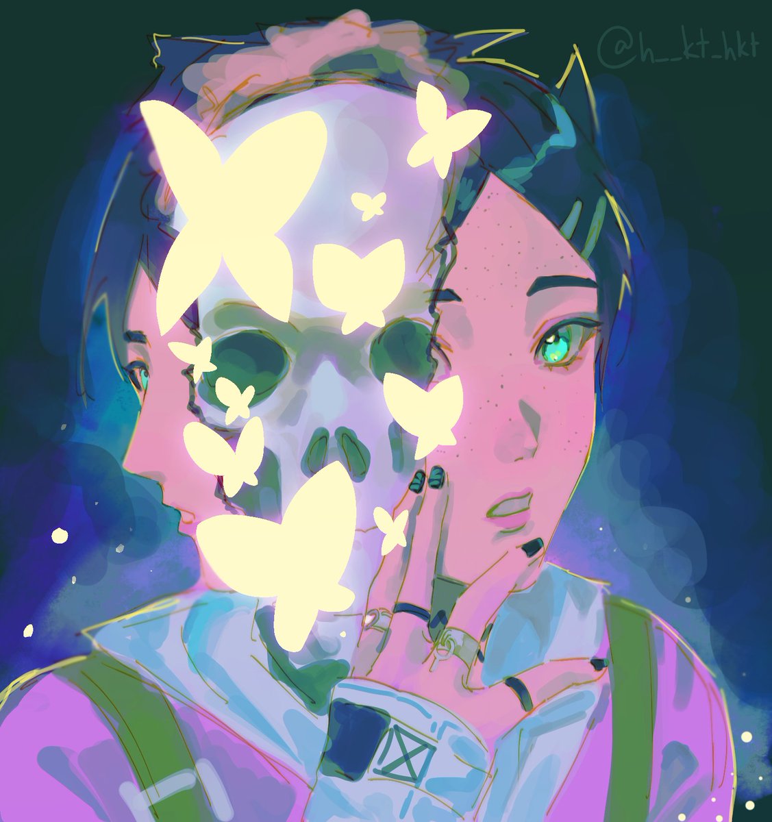 h__kt_hkt's tweet image. I forgor how to draw fr