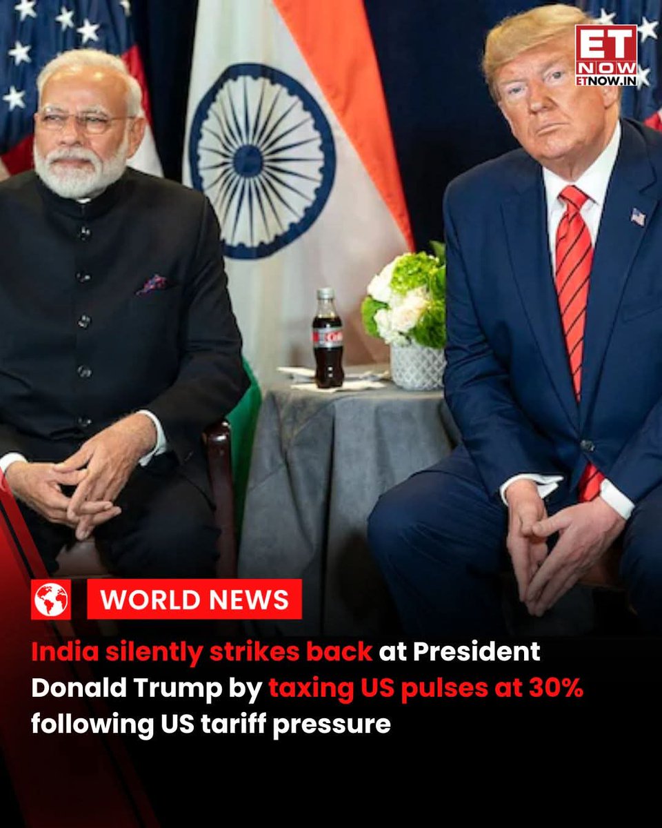 marketsday's tweet image. Two US senators have written to President Donald Trump urging him to press India to remove a 30% import duty on American pulses such as yellow peas, calling the tariff “unfair” and urging better market access for US farmers, a move that may further complicate negotiations amid…