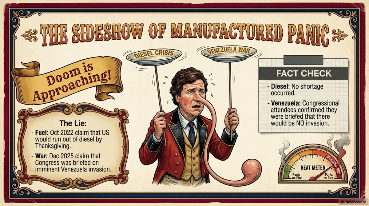 FallacyHunter01's tweet image. Tucker Carlson's House of Lies