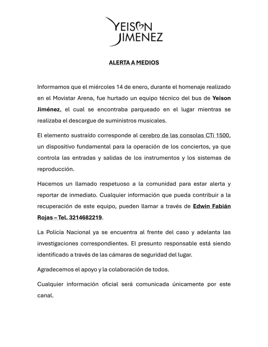 Yeison Jiménez (@yeison_jimenez) on Twitter photo 