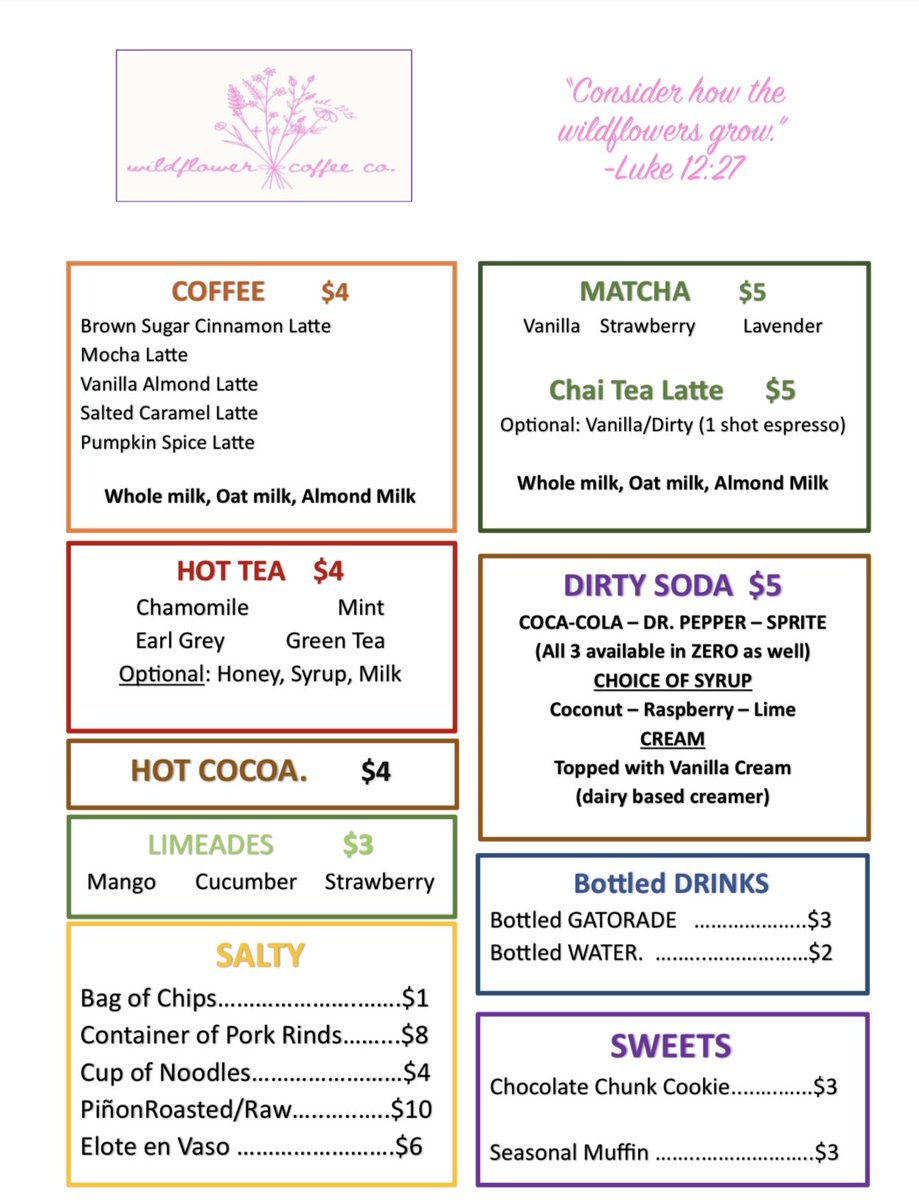 Support Eastwood Soccer &amp; local business Wildflower Coffee at every home game by stopping by and grabbing something warm.  ☕️
