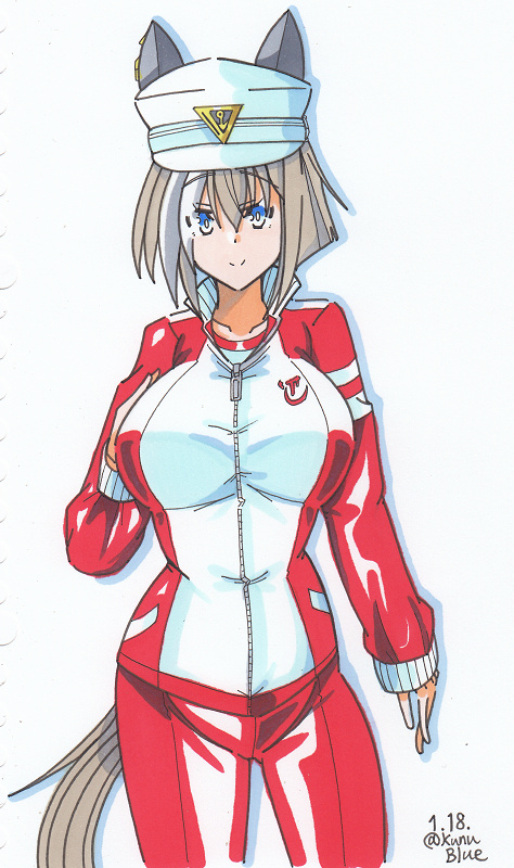 シュヴァルグランを一周回って描きやすい目で描きました。 