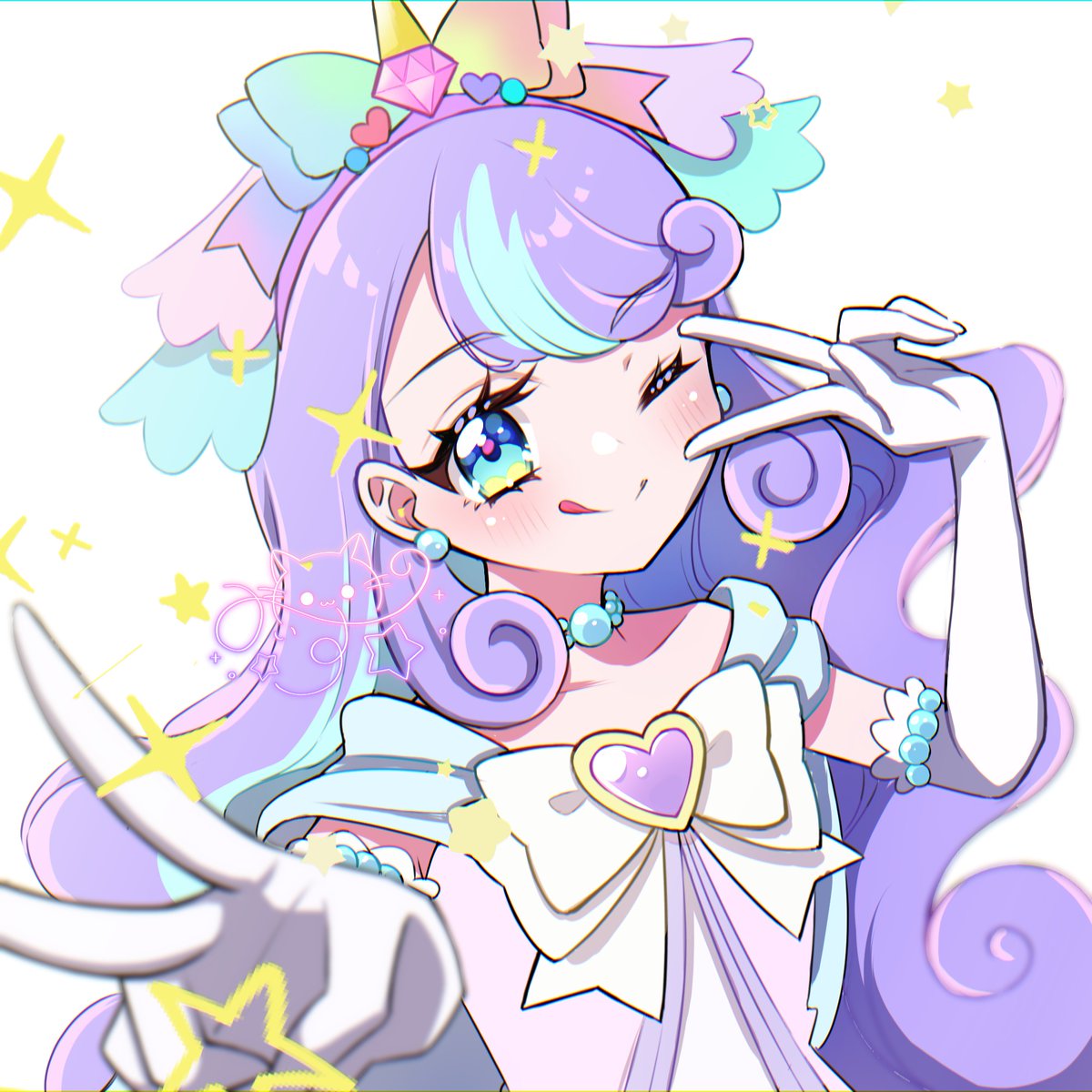 2026年プリキュア描き初め！！ わんぷりのニコ様🦄🌈 今年もたくさん