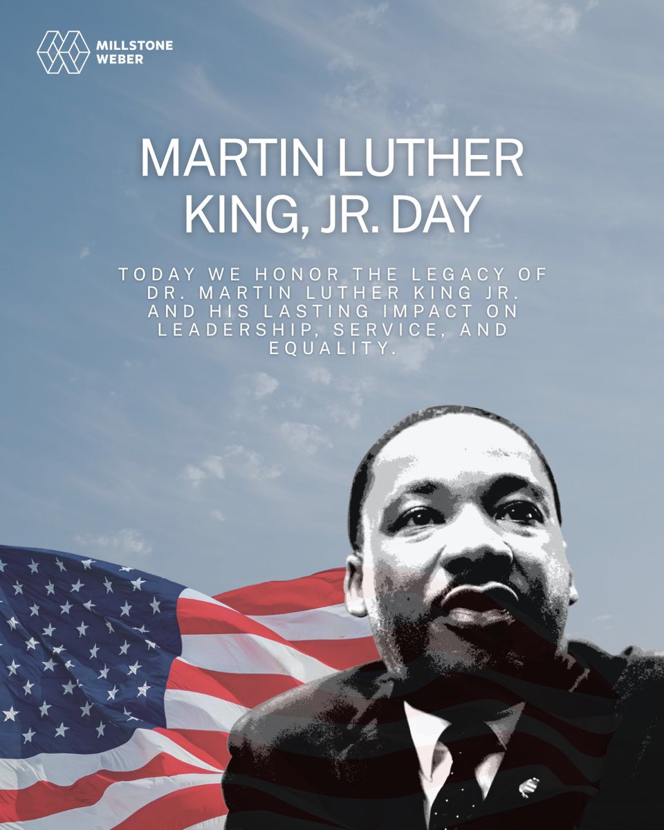 Today we honor Dr. Martin Luther King Jr. and his legacy of leadership, service, and equality. “Life’s most persistent and urgent question is: What are you doing for others?” — Dr. King. May we continue striving for unity, justice, and service in all we do.