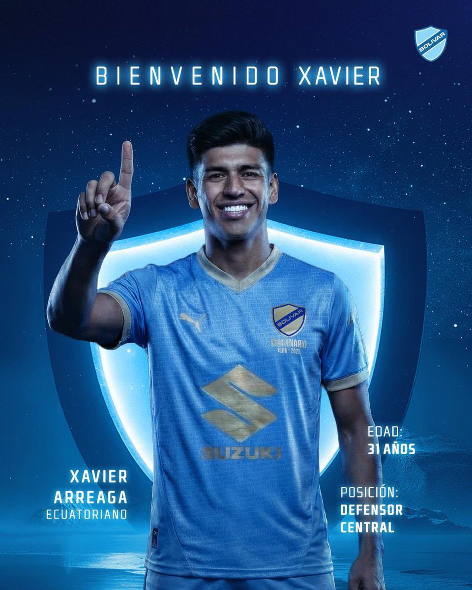 MiCancha_ec's tweet photo. ¡Otro tricolor en bolivia! 🇪🇨⚽🇧🇴

El ecuatoriano Xavier #Arreaga se une al #Bolivar procedente de #BarcelonaSC. 

¿Opiniones? 🤔 https://t.co/AL2c4kbL2W