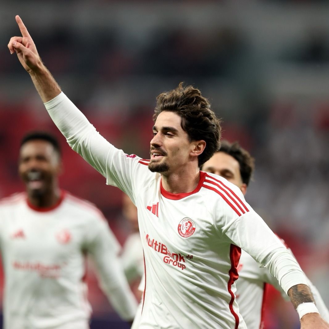 QSL_EN's tweet photo. Alex Collado fires Al Shamal ahead ⚽️🔴⚪️

Week 13 | #DohaBankStarsLeague https://t.co/7u5vMKhyFH