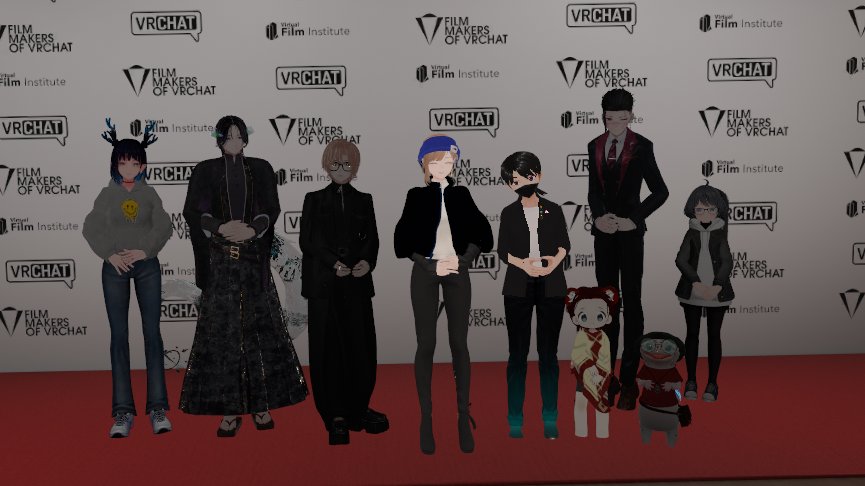 昨日はみんなで新作VRC映画の関係者試写会に行ってきました。
VRCでの撮影ならではの工夫が垣間見えて興味深かったです！

「5センチメートルの宇宙」公開は1/23です！

#アートナイト #NMC_VRC #5cmの宇宙