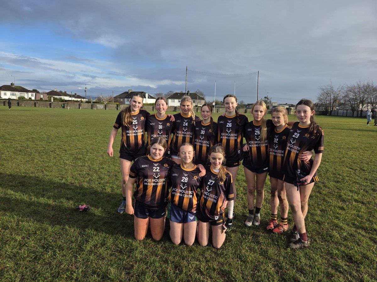 KKCityLGFC's tweet photo. Well done to our 11, yes 11 players from our u14 who played in the challenge match v Tipperary this morning in James Park. Well done girls. City Abú https://t.co/rcyw3WrLZd