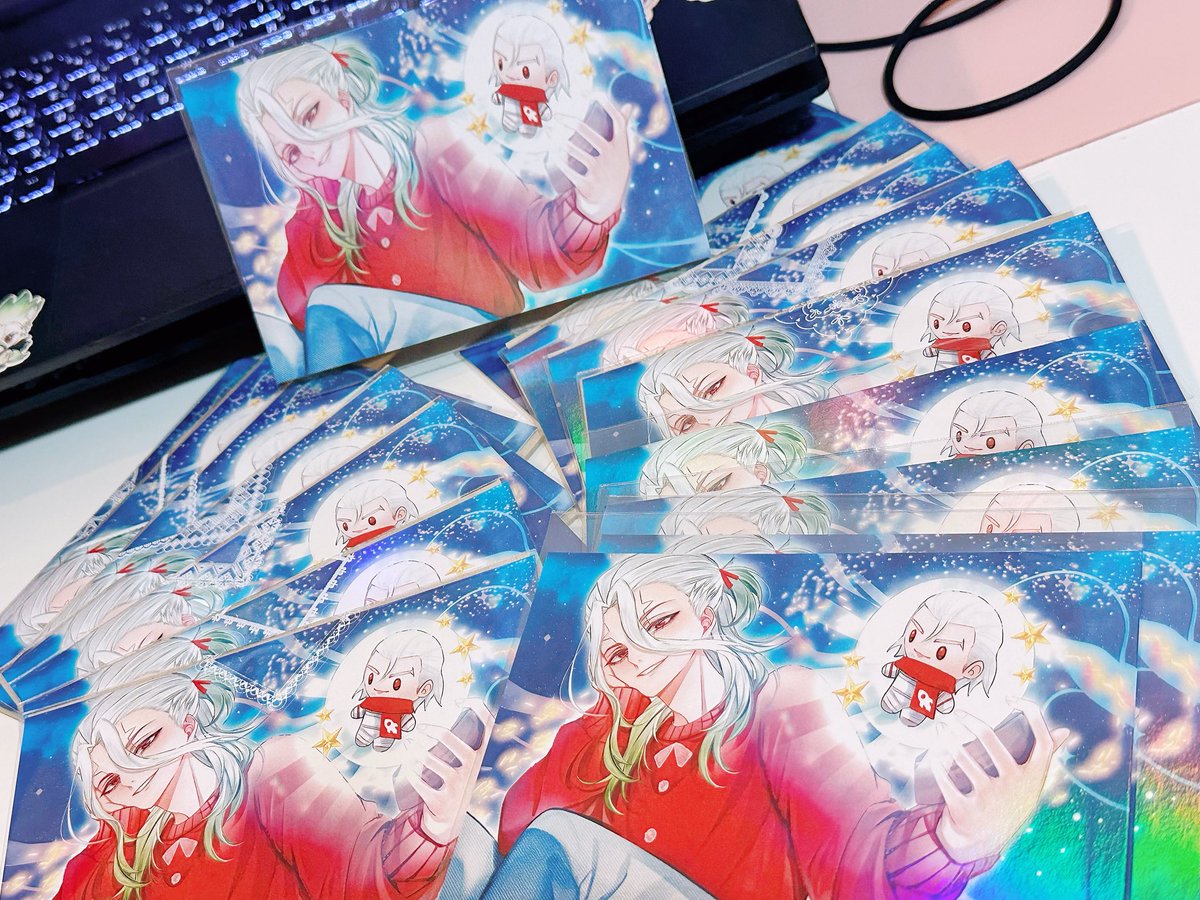 โปสการ์ดวันเกิดเซ็นคูจังมาถึงแล้วค่ะ~ เตรียมพาเจ้าผักกับป๊ะป๋าจิ๋วไปแจกจ่ายยย✨💕