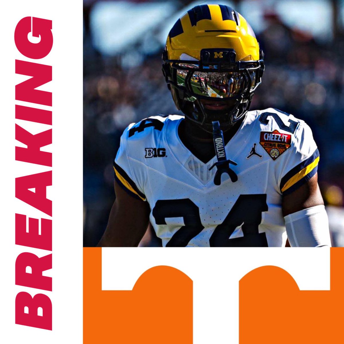 Rockytop's tweet image. BREAKING: Michigan CB Tevis Metcalf has committed to Tennessee.

per @Hayesfawcett3