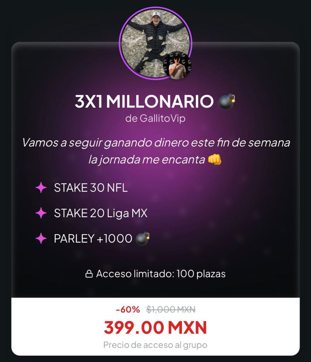 PickCristianRey's tweet photo. +200 ME GUSTA ❤️ Y RT 🔁 Y PASARÉ EL NUEVO GRUPO DE GALLITOVIP 🐓💣

>> Ustedes déjenme su apoyo, y yo gasto los $400 MXN por ustedes 🤝 https://t.co/jTDyPxXFzw
