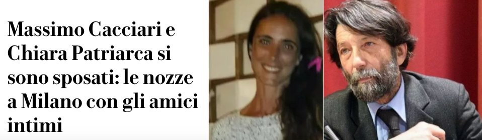 Ecco perché la Sinistra non va mai al governo, fa le stesse robe della destra. 

Vai Cacciari, Vai!

Che uomo triste! Ne dice di minkiate!