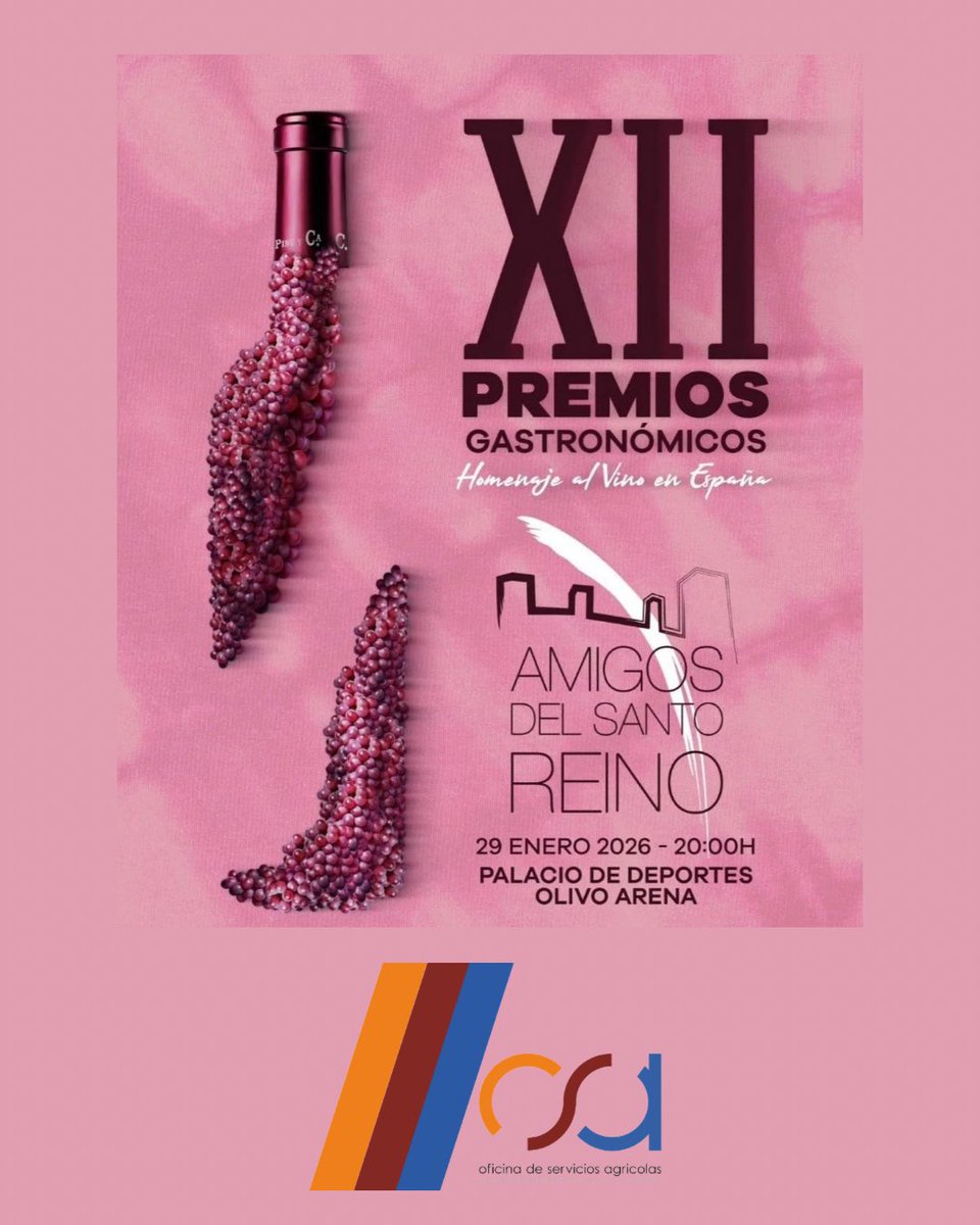 💻Los Amigos del Santo Reino contamos con los mejores. Por eso, confiamos en la Oficina de Servicios Agrícolas. Ellos son pieza fundamental de la asociación y se suman al operativo de los #xiipremiosgastronomicosamigosdelsantoreino.

¡Gracias! 👏🏻👏🏻👏🏻